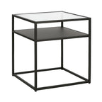 Table d'appoint finition bronze noirci