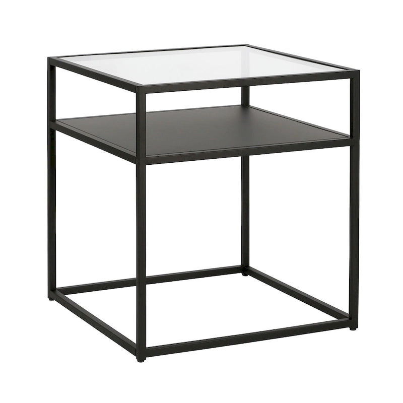 Table d'appoint finition bronze noirci