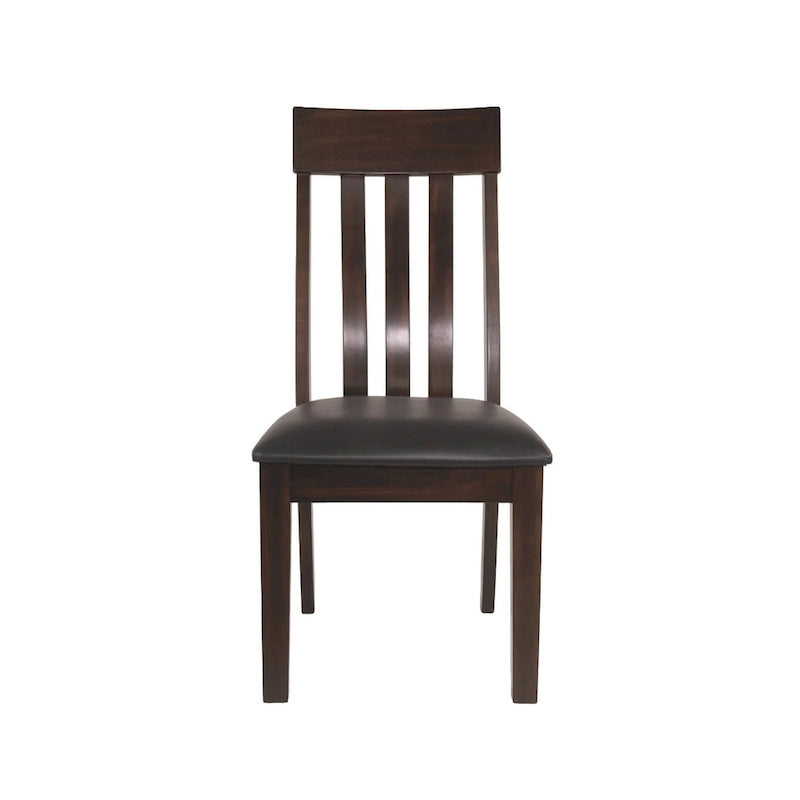 Chaise de salle à manger - brun foncé