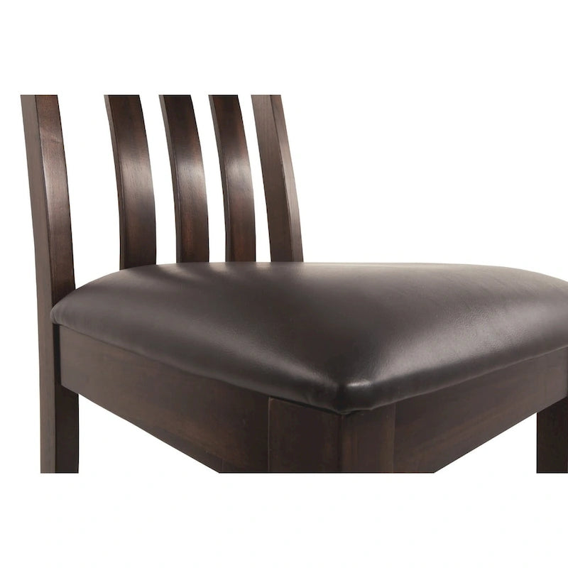 Chaise de salle à manger - brun foncé