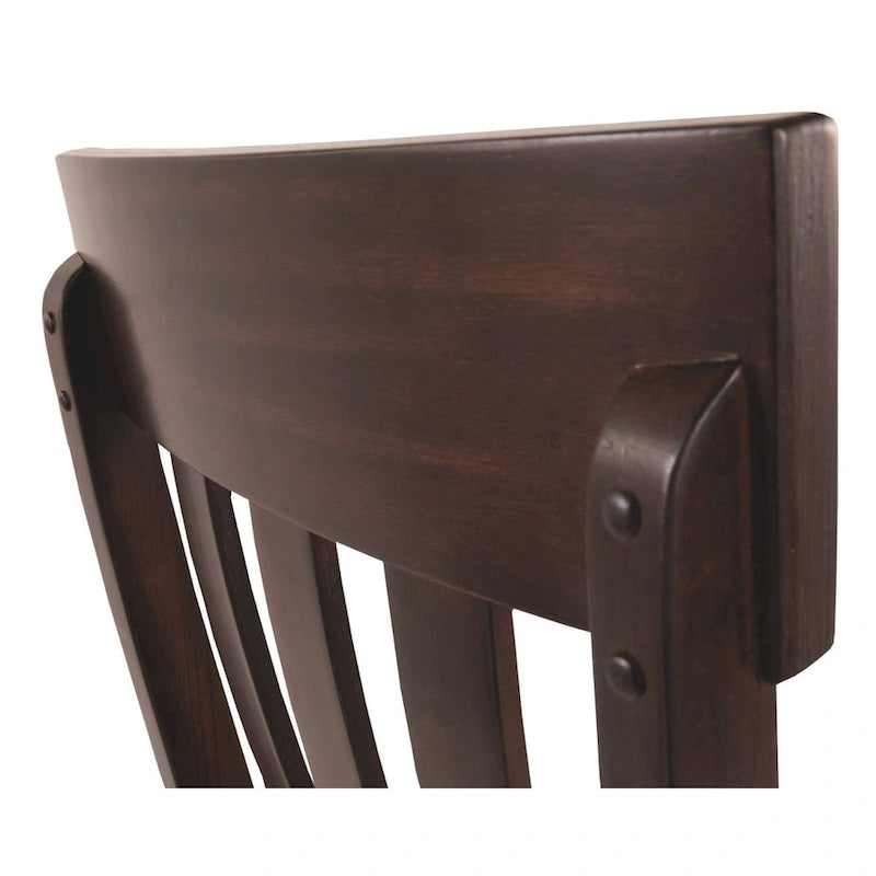 Chaise de salle à manger - brun foncé