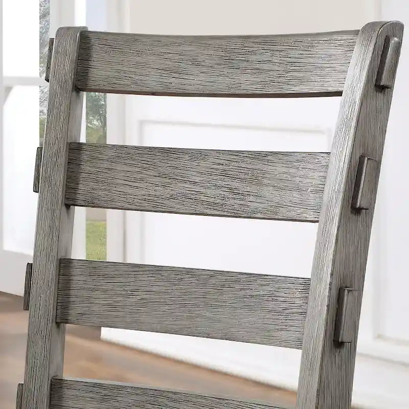 Chaises de salle à manger gris farmhouse