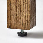 Îlot de cuisine en verre cannelé et bois de 48 po avec coin repas - Hearth & Hand avec Magnolia