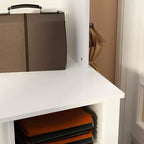 Meuble d'entrée Famapy, banc de rangement et étagère à chaussures