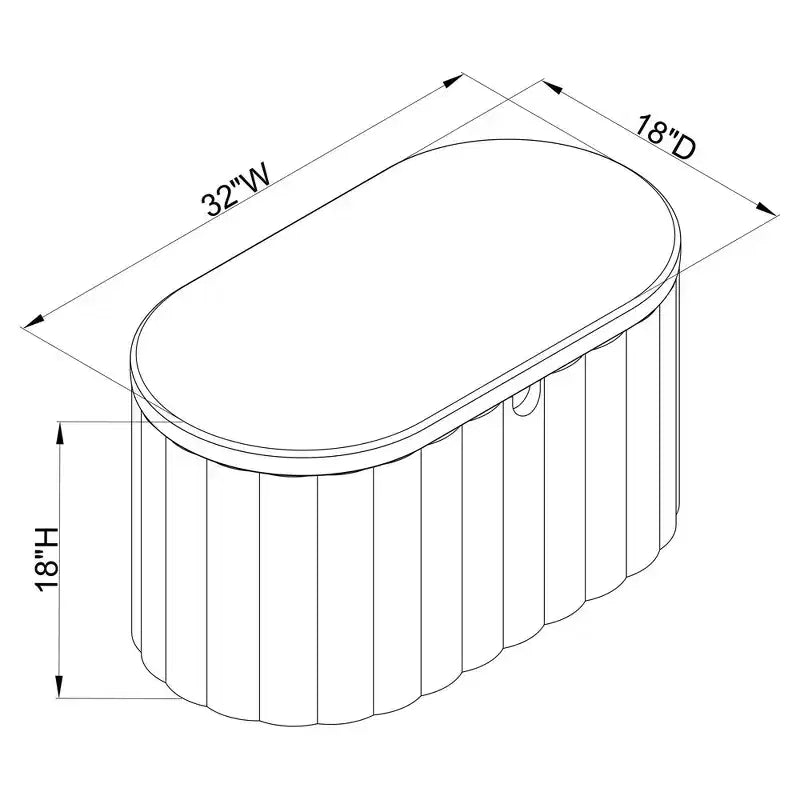 Banc de rangement pliant 32 po - Room Essentials