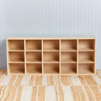 Meuble de rangement ECR4Kids Streamline 15 cases avec bacs, 3x5, mobilier de classe