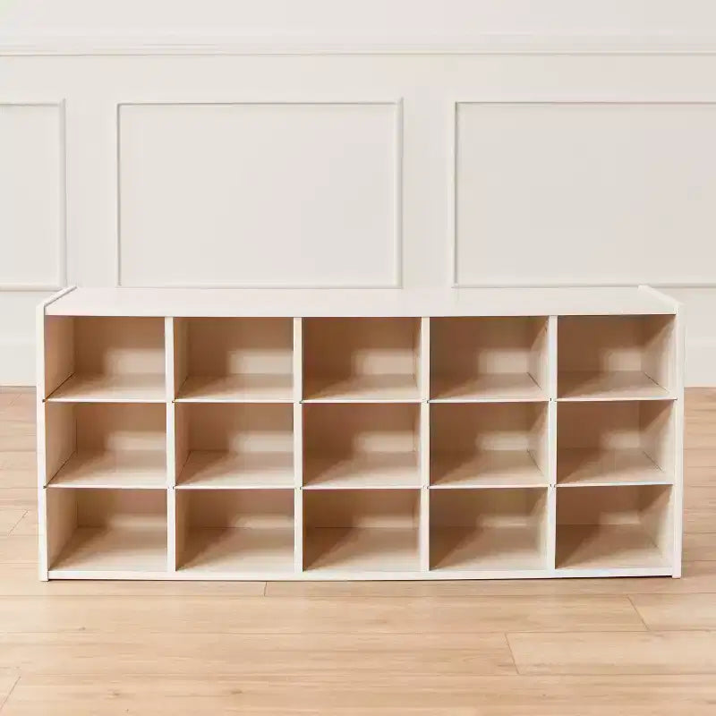 Meuble de rangement ECR4Kids Streamline 15 cases avec bacs, 3x5, mobilier de classe