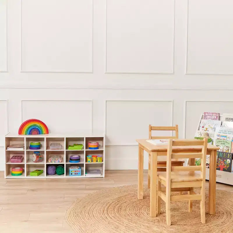 Meuble de rangement ECR4Kids Streamline 15 cases avec bacs, 3x5, mobilier de classe