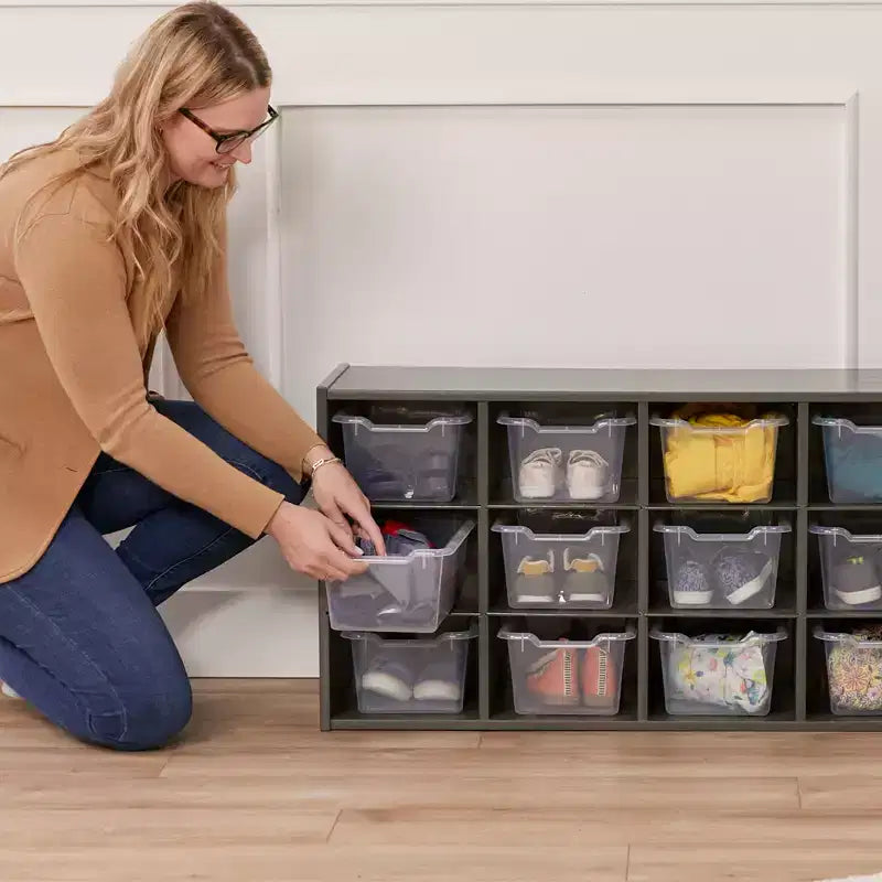 Meuble de rangement ECR4Kids Streamline 15 cases avec bacs, 3x5, mobilier de classe