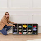 Meuble de rangement ECR4Kids Streamline 15 cases avec bacs, 3x5, mobilier de classe