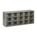 ECR4Kids Streamline 15 Cubby Tray Storage Cabinet, 3x5, Classroom Furniture