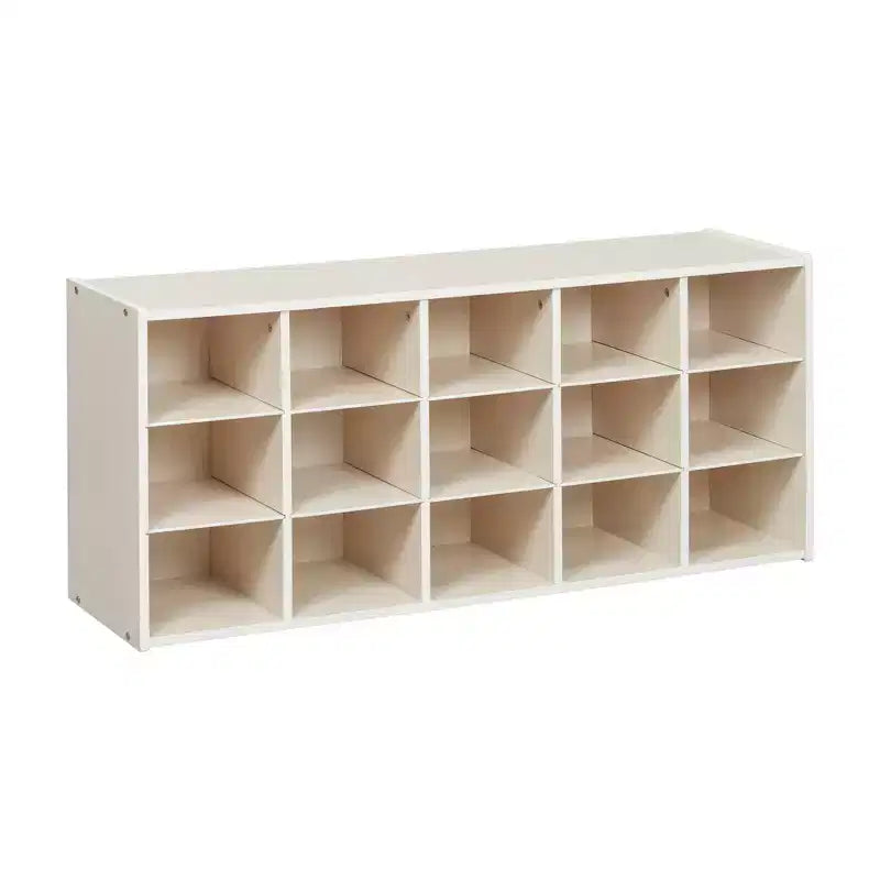 Meuble de rangement ECR4Kids Streamline 15 cases avec bacs, 3x5, mobilier de classe