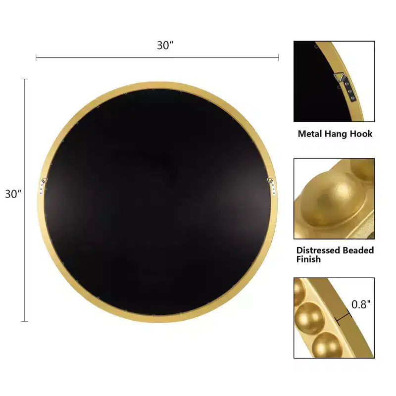 Miroir rond WallBeyond 30 billes