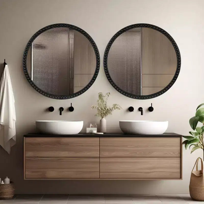 Miroir rond WallBeyond 30 billes