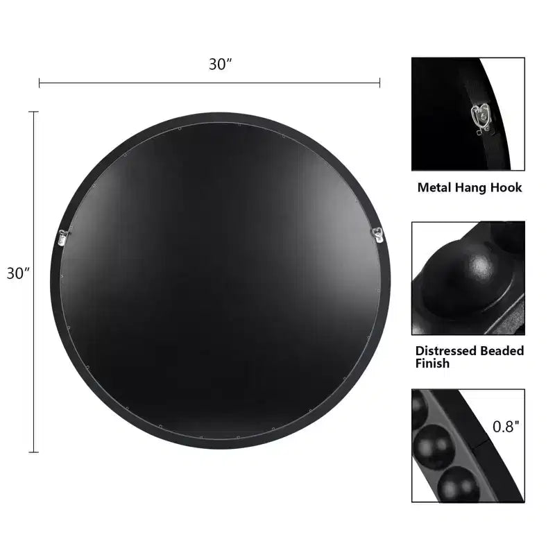 Miroir rond WallBeyond 30 billes
