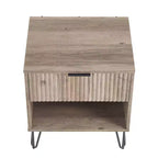 Ensemble commode 3 tiroirs et table de chevet 1 tiroir moderne Manhattan Comfort Dumbo 2 pièces