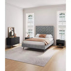 Ensemble commode 3 tiroirs et table de chevet 1 tiroir moderne Manhattan Comfort Dumbo 2 pièces