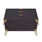 Ensemble commode 3 tiroirs et table de chevet 1 tiroir moderne Manhattan Comfort Dumbo 2 pièces