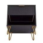 Ensemble commode 3 tiroirs et table de chevet 1 tiroir moderne Manhattan Comfort Dumbo 2 pièces