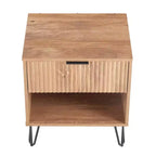 Ensemble commode 3 tiroirs et table de chevet 1 tiroir moderne Manhattan Comfort Dumbo 2 pièces