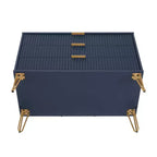 Ensemble commode 3 tiroirs et table de chevet 1 tiroir moderne Manhattan Comfort Dumbo 2 pièces
