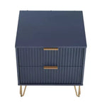 Ensemble commode 5 tiroirs, commode 3 tiroirs et table de chevet Manhattan Comfort Dumbo 3 pièces