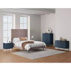 Ensemble commode 5 tiroirs, commode 3 tiroirs et table de chevet Manhattan Comfort Dumbo 3 pièces