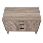 Ensemble commode 5 tiroirs, commode 3 tiroirs et table de chevet Manhattan Comfort Dumbo 3 pièces