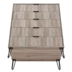 Ensemble commode 5 tiroirs, commode 3 tiroirs et table de chevet Manhattan Comfort Dumbo 3 pièces