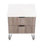Ensemble commode 5 tiroirs, commode 3 tiroirs et table de chevet Manhattan Comfort Dumbo 3 pièces