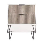 Ensemble commode 5 tiroirs, commode 3 tiroirs et table de chevet Manhattan Comfort Dumbo 3 pièces