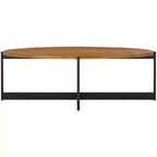 Digby Coffee Table - Natural Brown/Black - Safavieh