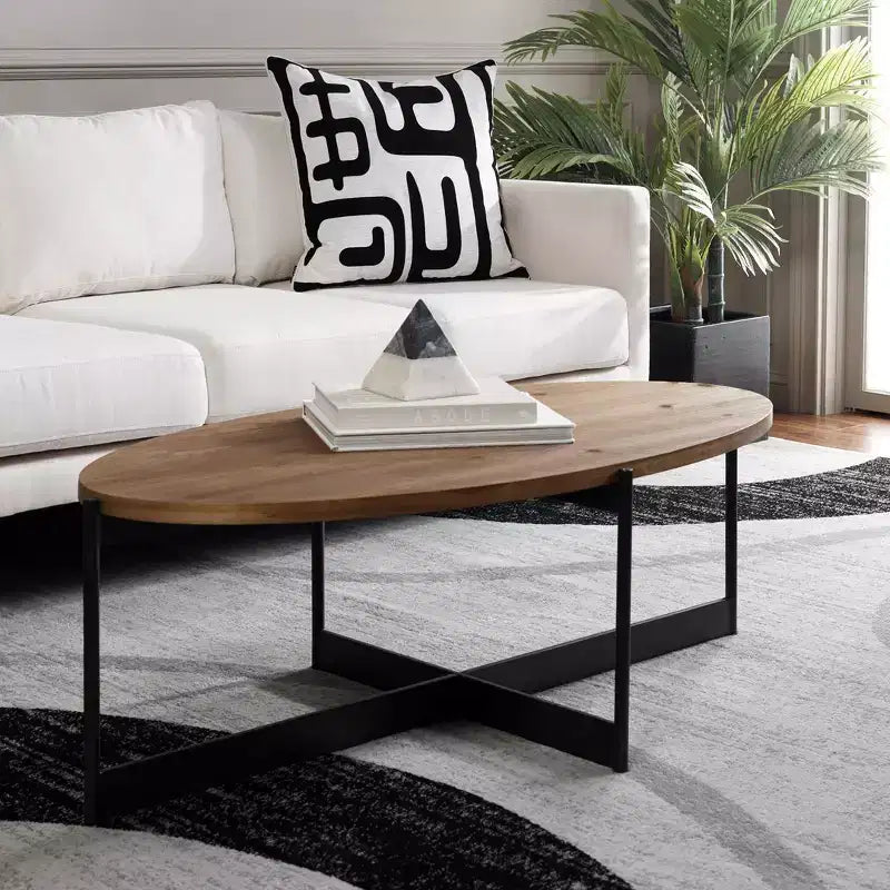 Table basse Digby - Marron naturel/noir - Safavieh