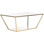 Table basse Allene - Or/Transparent - Safavieh