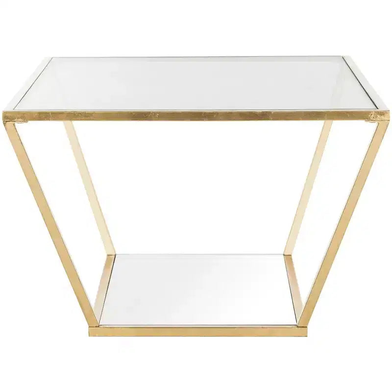 Table basse Allene - Or/Transparent - Safavieh