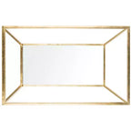 Table basse Allene - Or/Transparent - Safavieh