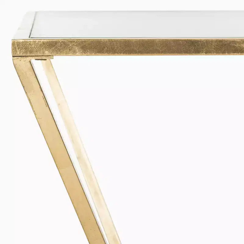 Table basse Allene - Or/Transparent - Safavieh