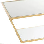 Table basse Allene - Or/Transparent - Safavieh