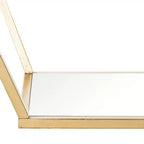 Table basse Allene - Or/Transparent - Safavieh