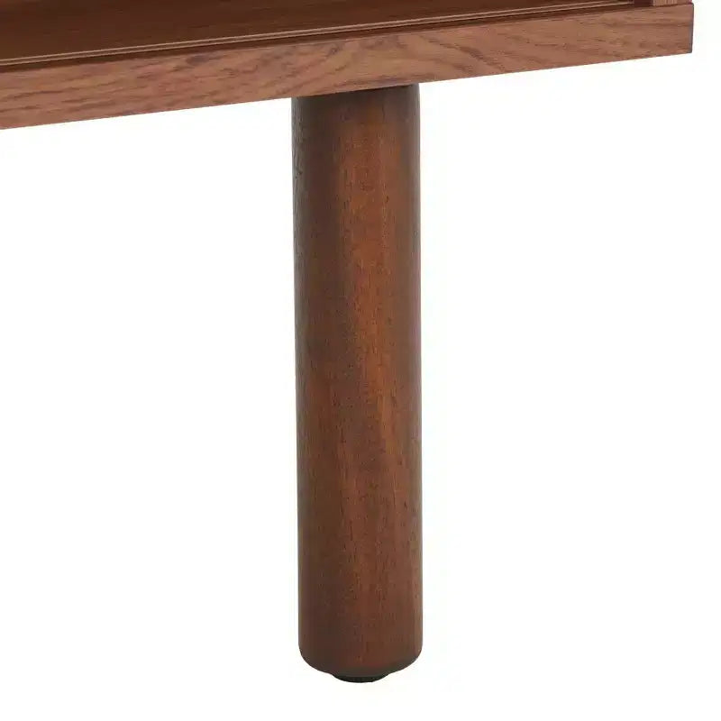Table basse 2 portes Silvanna - Noyer/Naturel - Safavieh