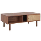 Table basse 2 portes Silvanna - Noyer/Naturel - Safavieh