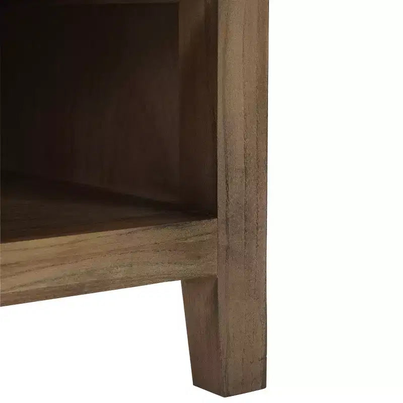 Saide, meuble média à 6 étagères - AMH6525 - Chêne - Safavieh Couture