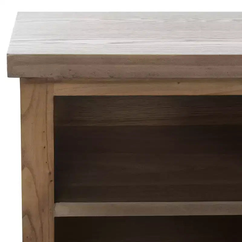 Saide, meuble média à 6 étagères - AMH6525 - Chêne - Safavieh Couture