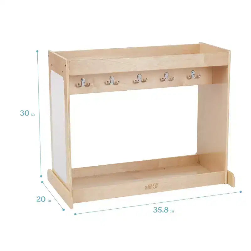 ECR4Kids Streamline Meuble de rangement à costumes pour tout-petits, meuble Montessori