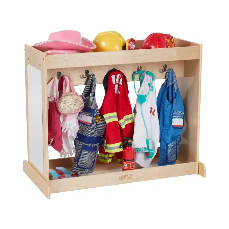 ECR4Kids Streamline Meuble de rangement à costumes pour tout-petits, meuble Montessori
