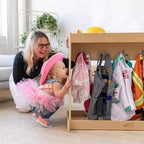ECR4Kids Streamline Meuble de rangement à costumes pour tout-petits, meuble Montessori