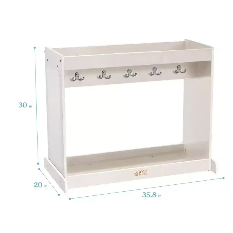 ECR4Kids Streamline Meuble de rangement à costumes pour tout-petits, meuble Montessori