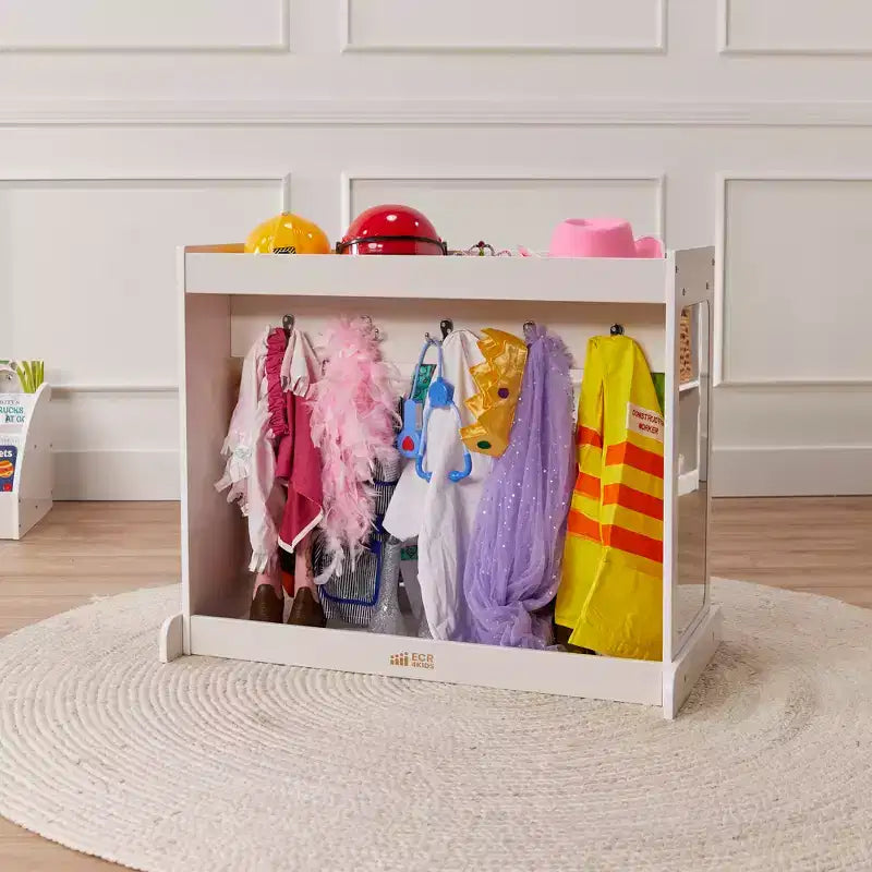ECR4Kids Streamline Meuble de rangement à costumes pour tout-petits, meuble Montessori