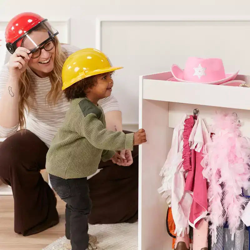 ECR4Kids Streamline Meuble de rangement à costumes pour tout-petits, meuble Montessori