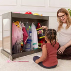 ECR4Kids Streamline Meuble de rangement à costumes pour tout-petits, meuble Montessori